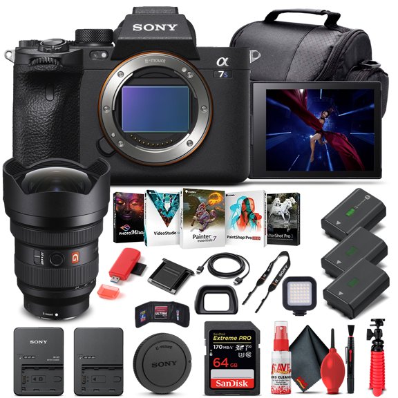 Sony Alpha a7S III Mirrorless Camera W/ Sony FE 12-24mm Lens - Advanced Bundle(International Model)
