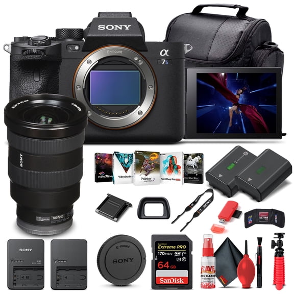 Sony Alpha a7S III Mirrorless Camera W/ Sony FE 16-35mm Lens - Basic Bundle(International Model)
