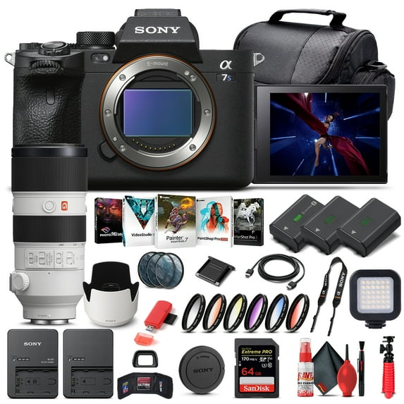 Sony Alpha a7S III Mirrorless Camera W/ Sony FE 70-200mm Lens - Advanced Bundle(International Model)