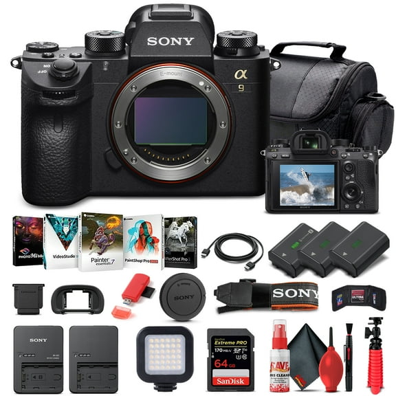 Sony Alpha a9 II Mirrorless Camera Body Only ILCE9M2/B - Advanced Bundle(International Model)
