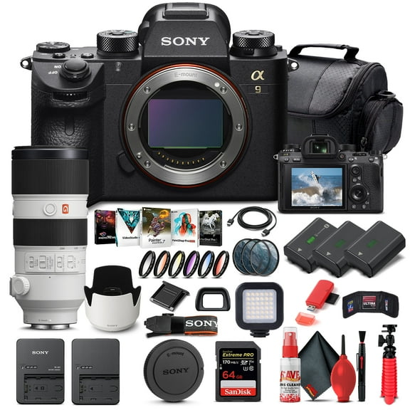 Sony Alpha a9 II Mirrorless Camera W/ Sony FE 70-200mm Lens - Advanced Bundle(International Model)
