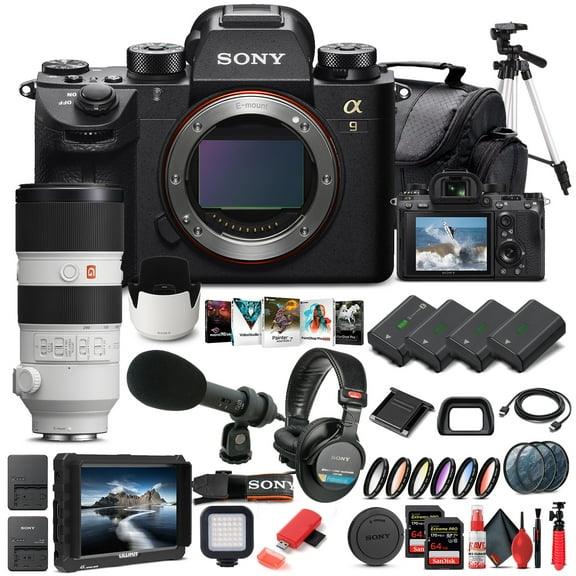 Sony Alpha a9 II Mirrorless Camera W/ Sony FE 70-200mm Lens - Pro Bundle(International Model)