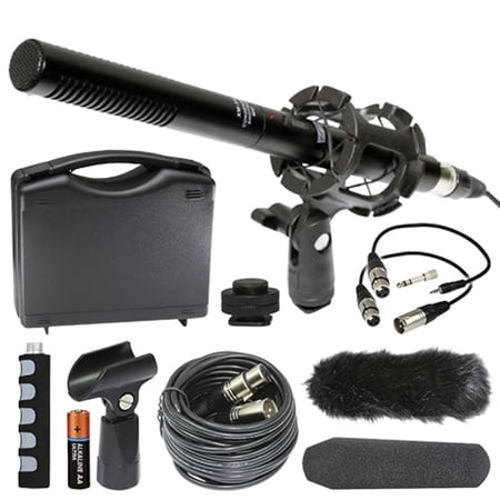 Sony Alpha a99 II Digital Camera External Microphone Vidpro XM-55 13-Piece Professional Video & Broadcast Unidirectional Condenser Microphone Kit