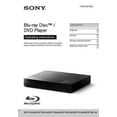 thumbnail image 1 of Instruction Manual ONLY for Sony BDP-S3500 Blu-ray Player Owners Manual REPRINT, 1 of 1