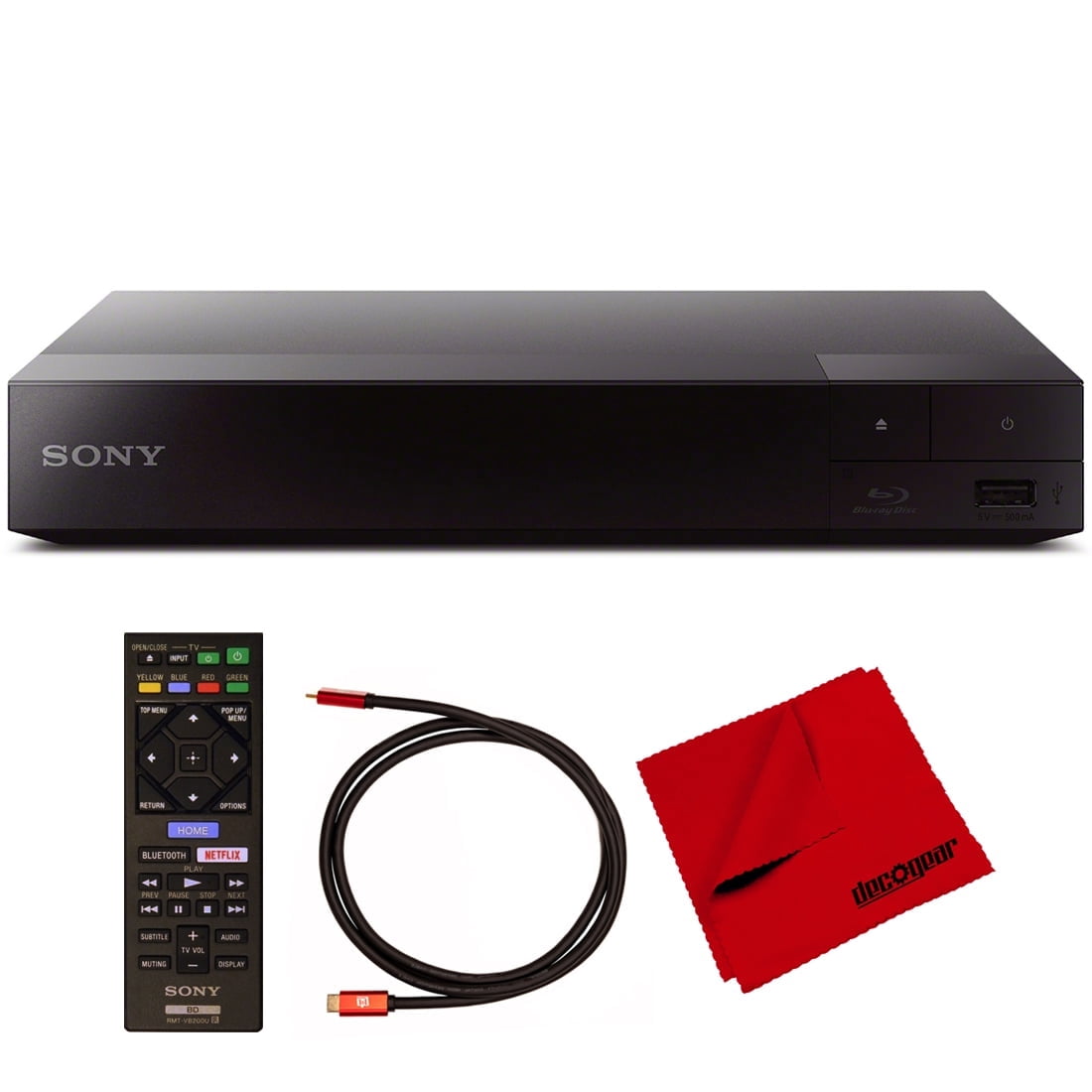 Sony BDP-S6700 4K Upscaling 3D Streaming Blu-ray Player with Dolby, DTS Audio, HDMI Cable, Black