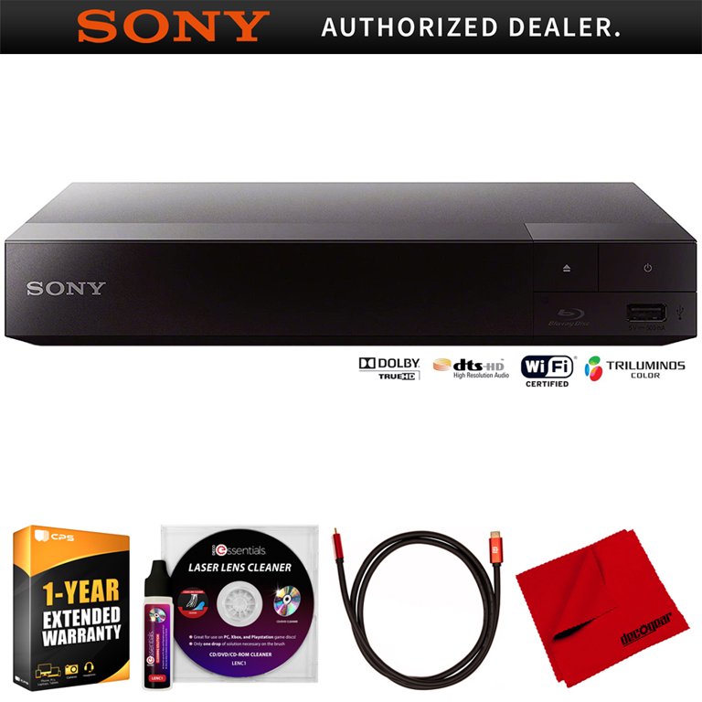 Sony BDPBX370 DVD & Blu-Ray Remote Streaming Player with WiFi and 