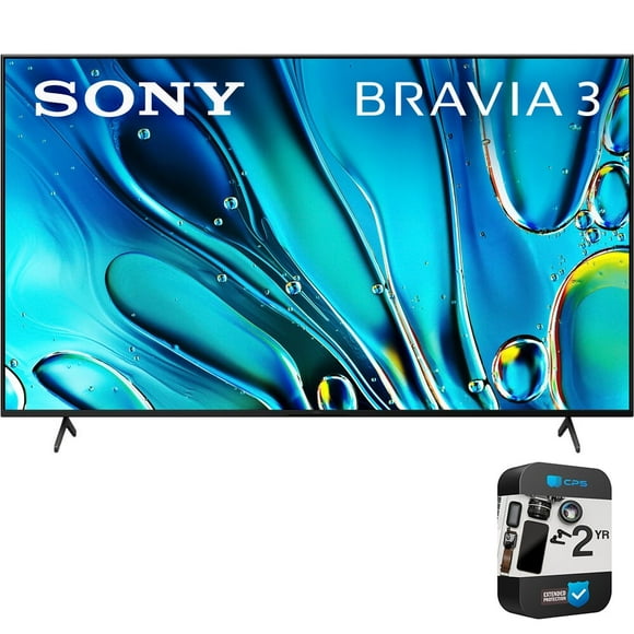 Restored Sony BRAVIA 3 K43S30 43 inch 4K HDR Smart LED TV (2024) Bundle with 2 Year Enhanced Protection Pack (Refurbished)
