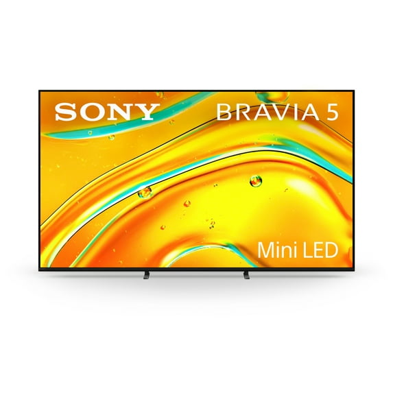 Sony 65” class BRAVIA 5 Mini LED 4K HDR Smart Google TV K-65XR50, 2025 Model