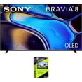 thumbnail image 1 of Sony BRAVIA 8 K77XR80 77 inch 4K HDR Smart OLED TV (2024 Model) Bundle with 4 YR CPS Enhanced Protection, 1 of 11