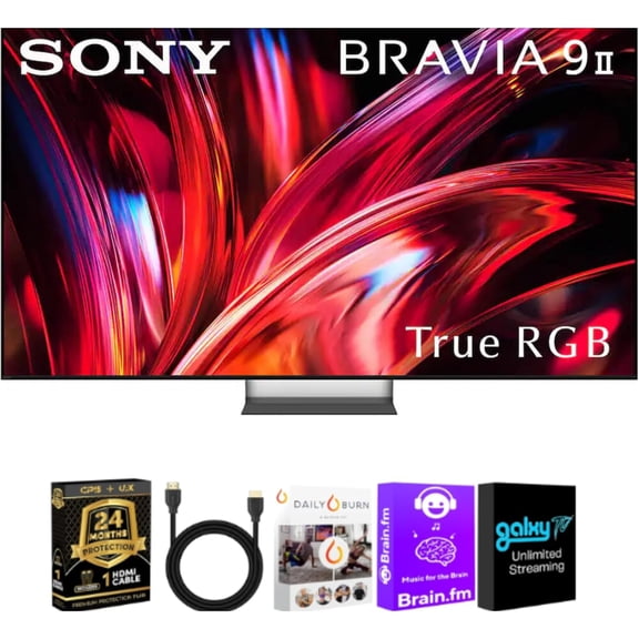 Sony BRAVIA 9 II 4K Mini LED TV Bundle with HDMI & 24-Month CPS (65)