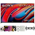 Sony BRAVIA 9 K85XR90 85 inch 4K HDR Smart QLED MiniLED TV Bundle with
