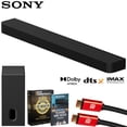thumbnail image 1 of Sony BRAVIA Theater Bar 7, with 9 Speakers HTA7100 Bundle with Sub 8 Wireless Subwoofer, Deco Essential 26 Month CPS Protection Pack, 2x HDMI Cable and Deco Gear Home Theater Beginner's Guide, 1 of 12