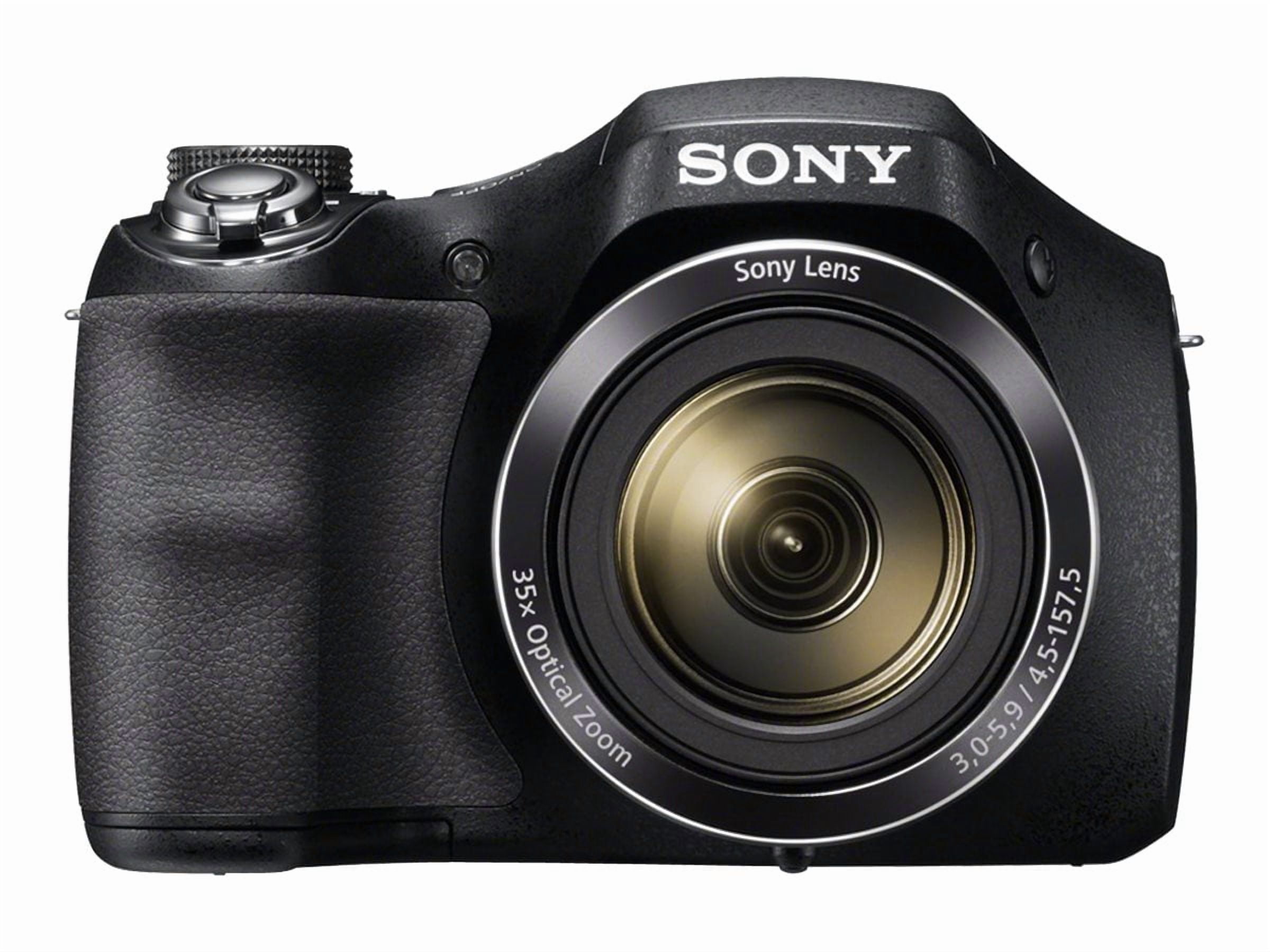 Sony Black DSC-H300/B Digital Camera with 20.1 Megapixels and 35x Optical Zoom