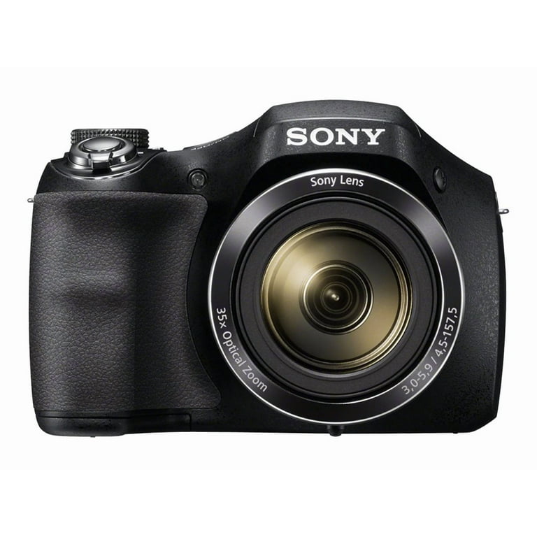 Sony Black DSC-H300/B Digital Camera with 20.1 Megapixels and 35x