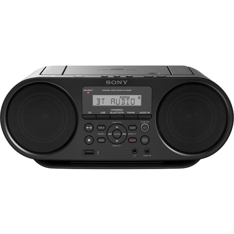 Sony Bluetooth CD/Radio Boombox with NFC One-touch, Mega Bass and