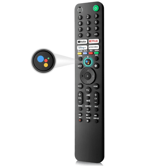 Sony Bravia Replacement Voice Remote - Compatible with XR/XBR/KD Series 4K/8K OLED Google Android Smart TVs