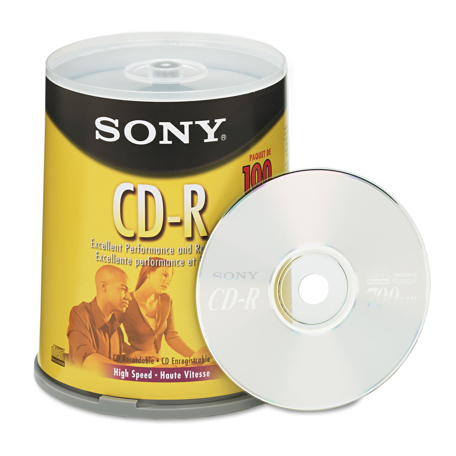 Sony CD-R disque haute vitesse enregistrable 700 Mo 1X-48X 80 min - 34  disques
