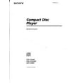 thumbnail image 1 of Instruction Manual ONLY for Sony CDP-CX333ES CD Player Owners Manual REPRINT, 1 of 1