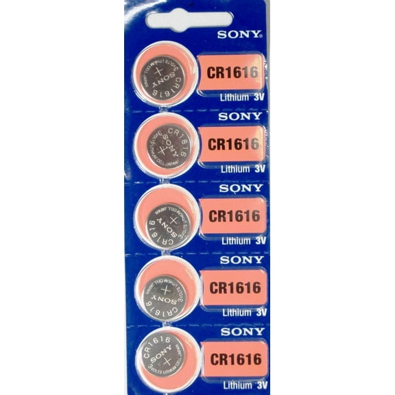 Sony CR1616 3 Volt Lithium Coin Watch Batteries (25 Batteries)