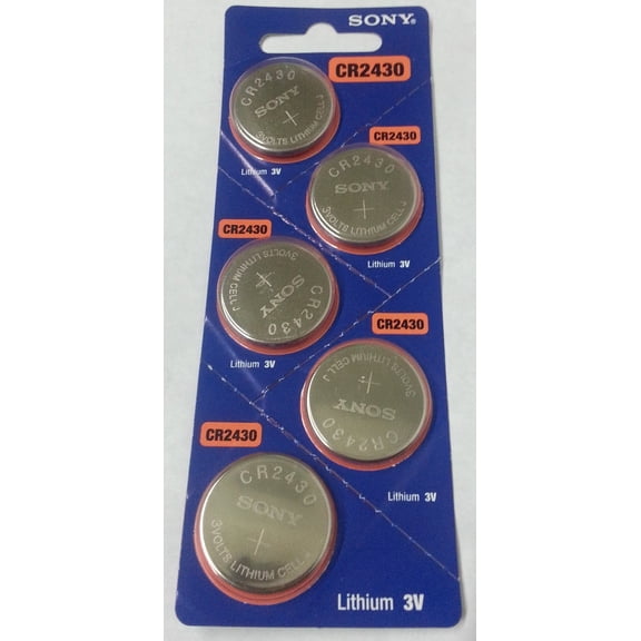 Sony CR2430 3V Lithium Coin Battery - 50 Pack - FREE SHIPPING