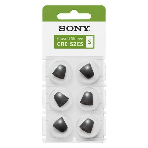 Sony CRE-S2CS Closed Sleeve with Clear Sound for CRE-C20 Self-Fitting OTC Hearing Aid (Small, 3-Pair)