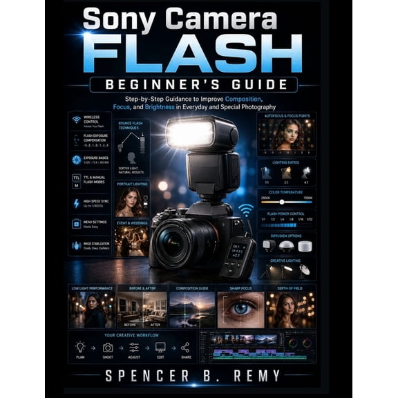Sony Camera Flash Beginner's Guide: Step-by-step guidance to improve composition, focus, and brightness in everyday and , (Paperback)