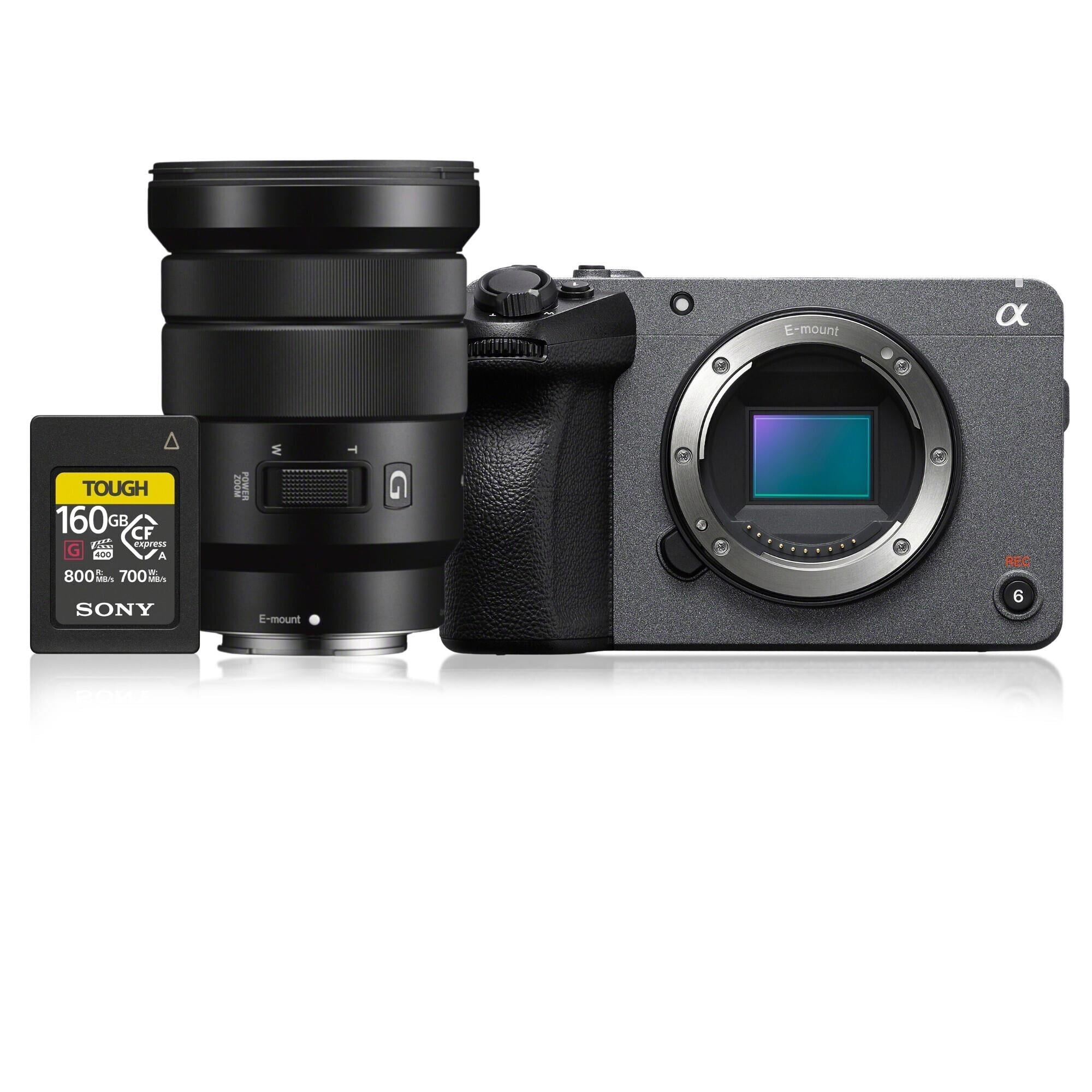 Sony Cinema Line FX30 Super 35 Camera (Body Only) Bundle with Sony E PZ 18-105mm f4 G OSS Power Zoom Lens and CFexpress Type A 160GB Memory Card (3 Sony Cinema Line FX30 Super 35 Camera (Body Only) Bundle with Sony E PZ 18-105mm f4 G OSS Power Zoom Lens and CFexpress Type A 160GB Memory Card (3