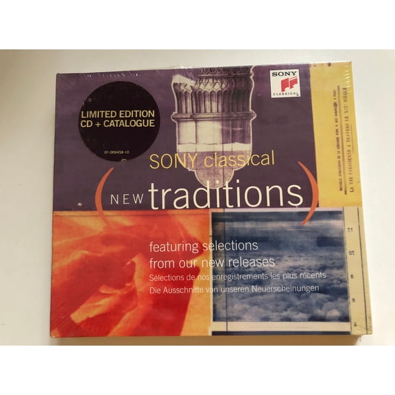 Sony Classical (New Traditions) / Featuring Selections From Our New Releases / Limited Edition CD + Catalogue / Sony Classical Audio CD 1996 / 01-006458-10