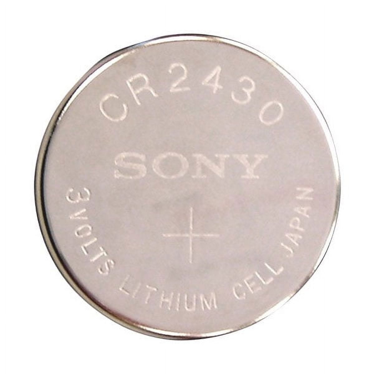 2 Sony CR 2430 CR2430 Lithium 3-Volt Coin Cell Batteries - Replaced Murata