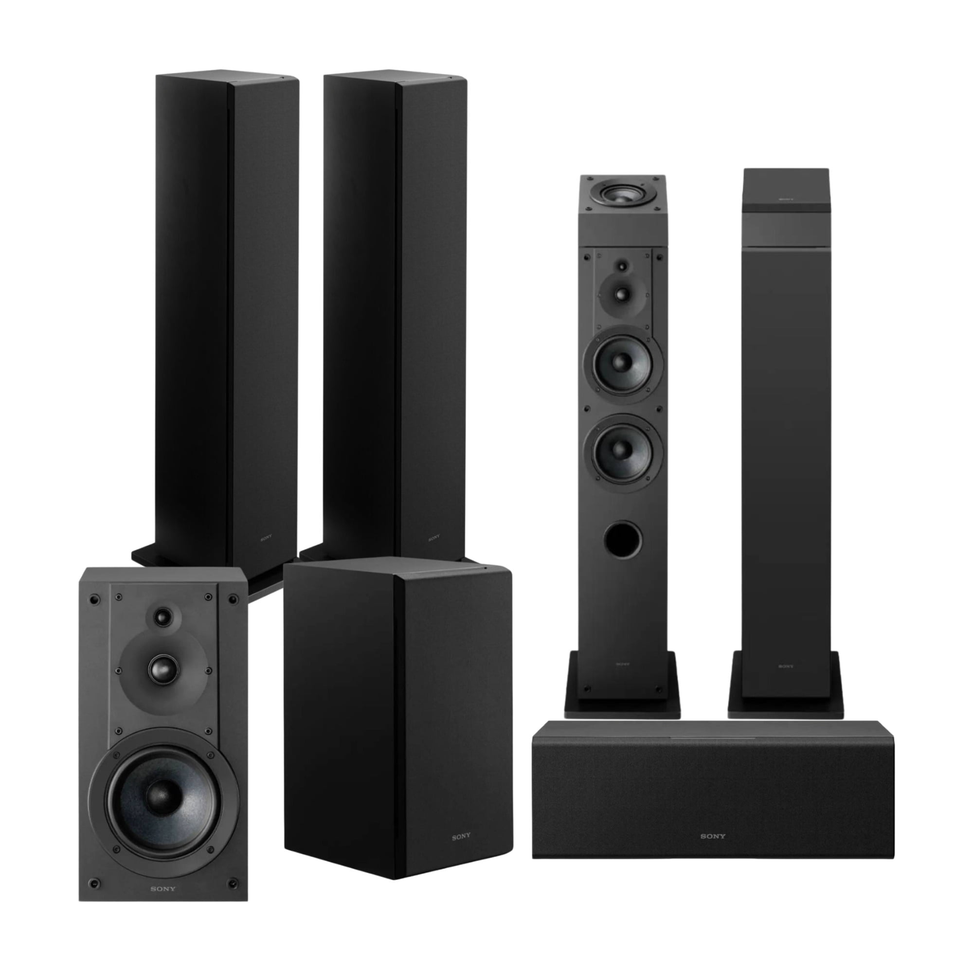 SONY SS-CS3M2 ② Sony Complete 7 Speaker System- SSCS3M2 (2), SSCS5M2 (PAIR