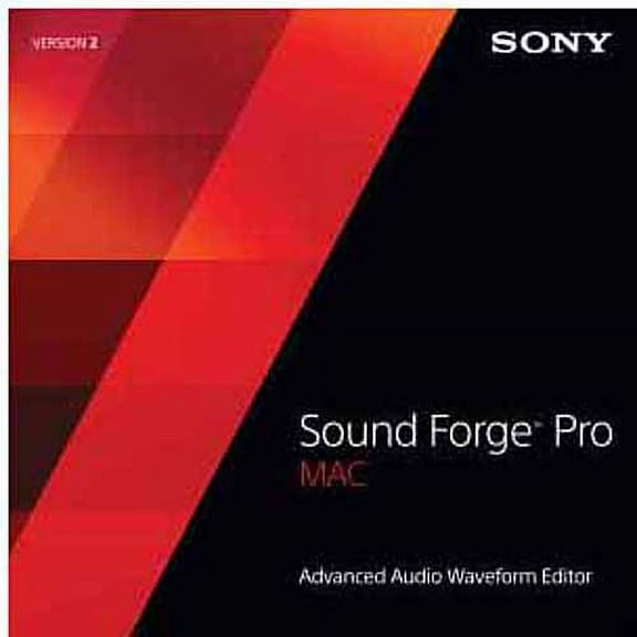 Sound Forge Pro Mac - (v. 2) - license - 1 user - download - Mac