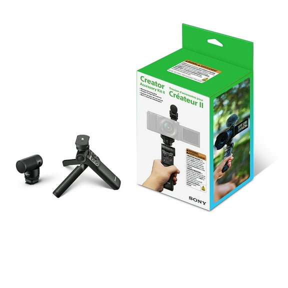Sony Creator Accessory Kit II with Shooting Grip/Tripod and Vlogger Shotgun Microphone