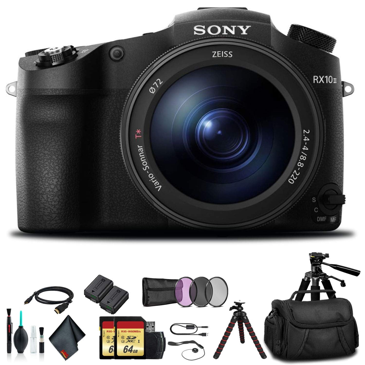 Sony RX10 IV Cyber-Shot High Zoom 20.1MP Camera with 24-600mm F.2.4-F4 lens  DSC-RX10M 