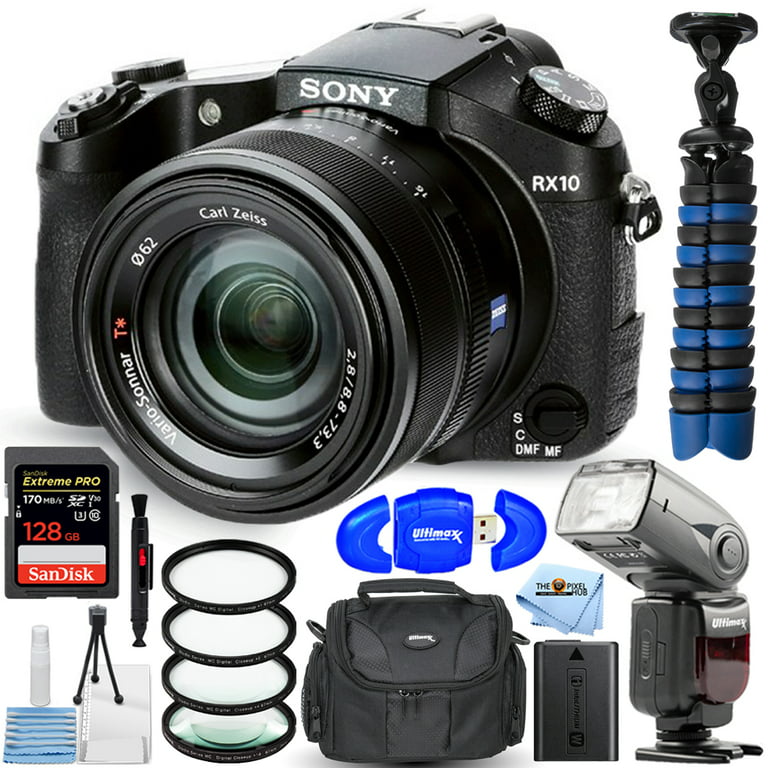 Sony Cyber‑Shot RX10 IV with 0.03 Second Auto-Focus & 25x Optical Zoom  (DSC-RX10M4), Black : Electronics 