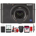 thumbnail image 1 of Sony Cyber-shot DSC-RX100 IV Camera DSCRX100M4/B With Soft Bag, Tripod, Additional Battery, 64GB Memory Card, Card Reader , Plus Essential Accessories (International Model), 1 of 7