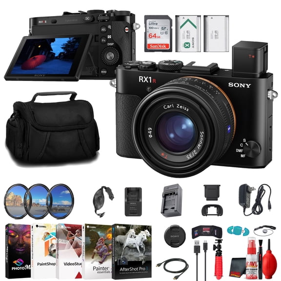 Sony Cyber-shot DSC-RX1R II Digital Camera (DSCRX1RM2/B) Bundle (International Model)