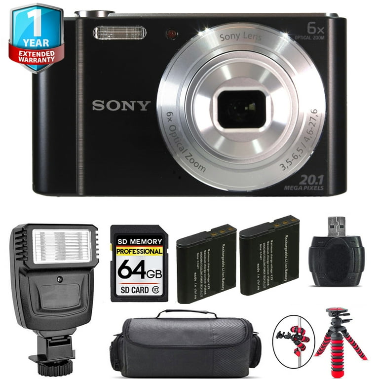 Sony Cyber-shot DSC-W810 Digital Camera + 1 Yr Warranty + Flash