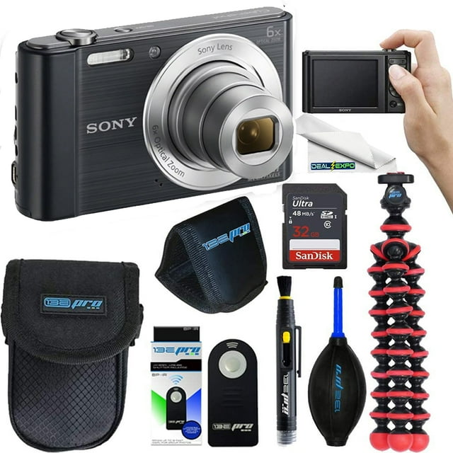 Sony Cyber-shot DSC-W810 Compact Digital Camera - 20.1mp, Zoom lens ...