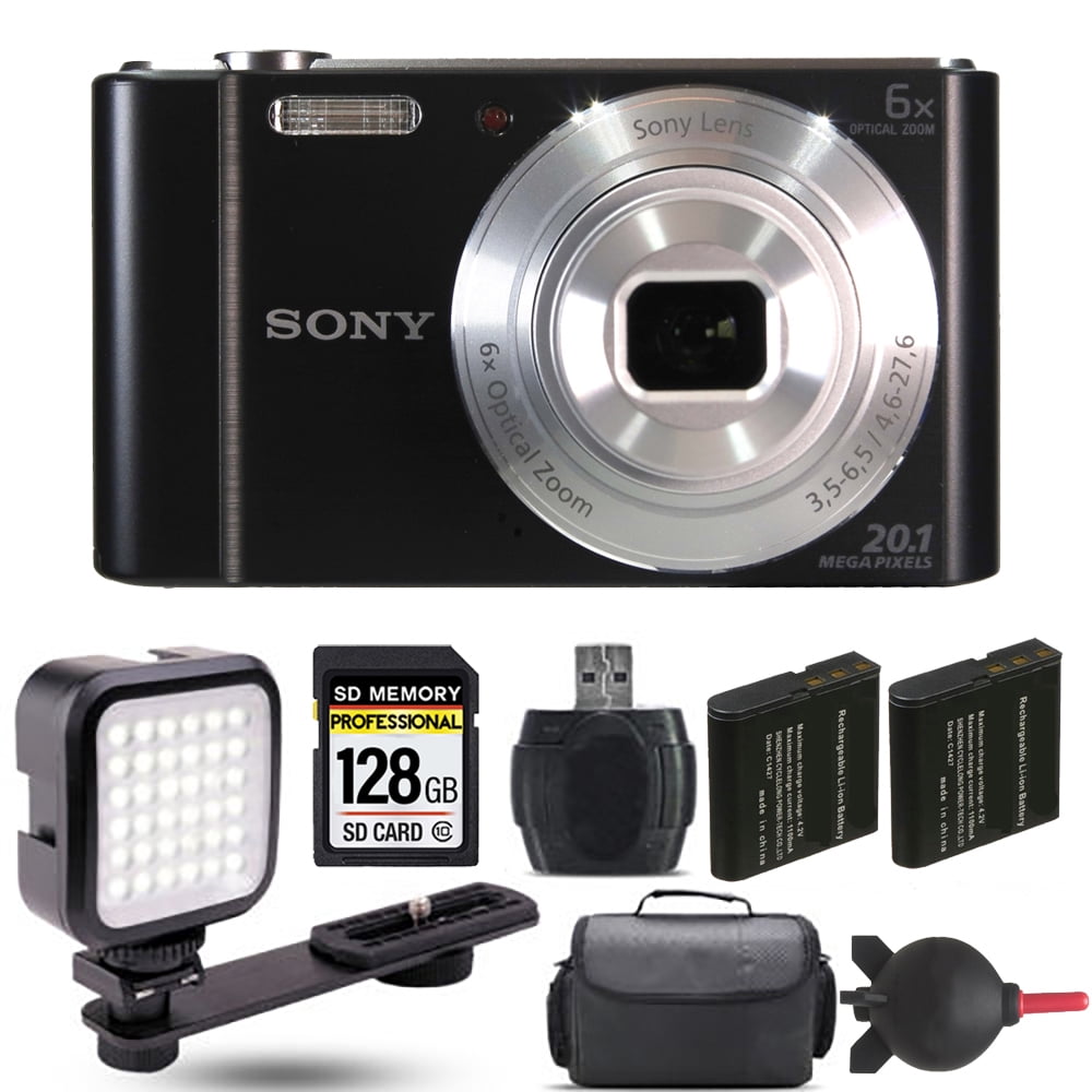 Sony Cyber-shot DSC-W810 Digital Camera + Extra Battery + LED