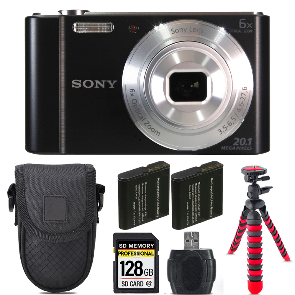 Sony Cyber-shot DSC-W810 Digital Camera + Extra Battery +Tripod + Case ...