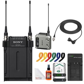 Sony DWR-S03D Dual-Channel Wireless Receiver | 470-615 MHz, AES Encryption, Broadcast