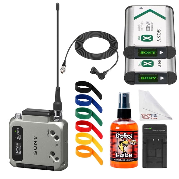 Sony DWT-B03R Wireless Bodypack Transmitter | 470-616 MHz, AES Encryption, Extended Battery