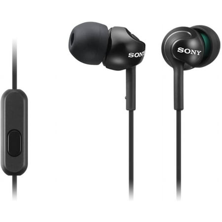Sony Deep Bass Earphones W Smartphone Control & Mic Black