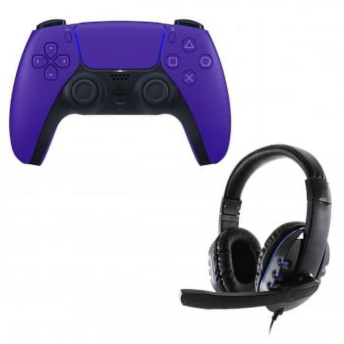 Purple Insanity Skulls Custom PS5 Dualsense Edge Pro Controller