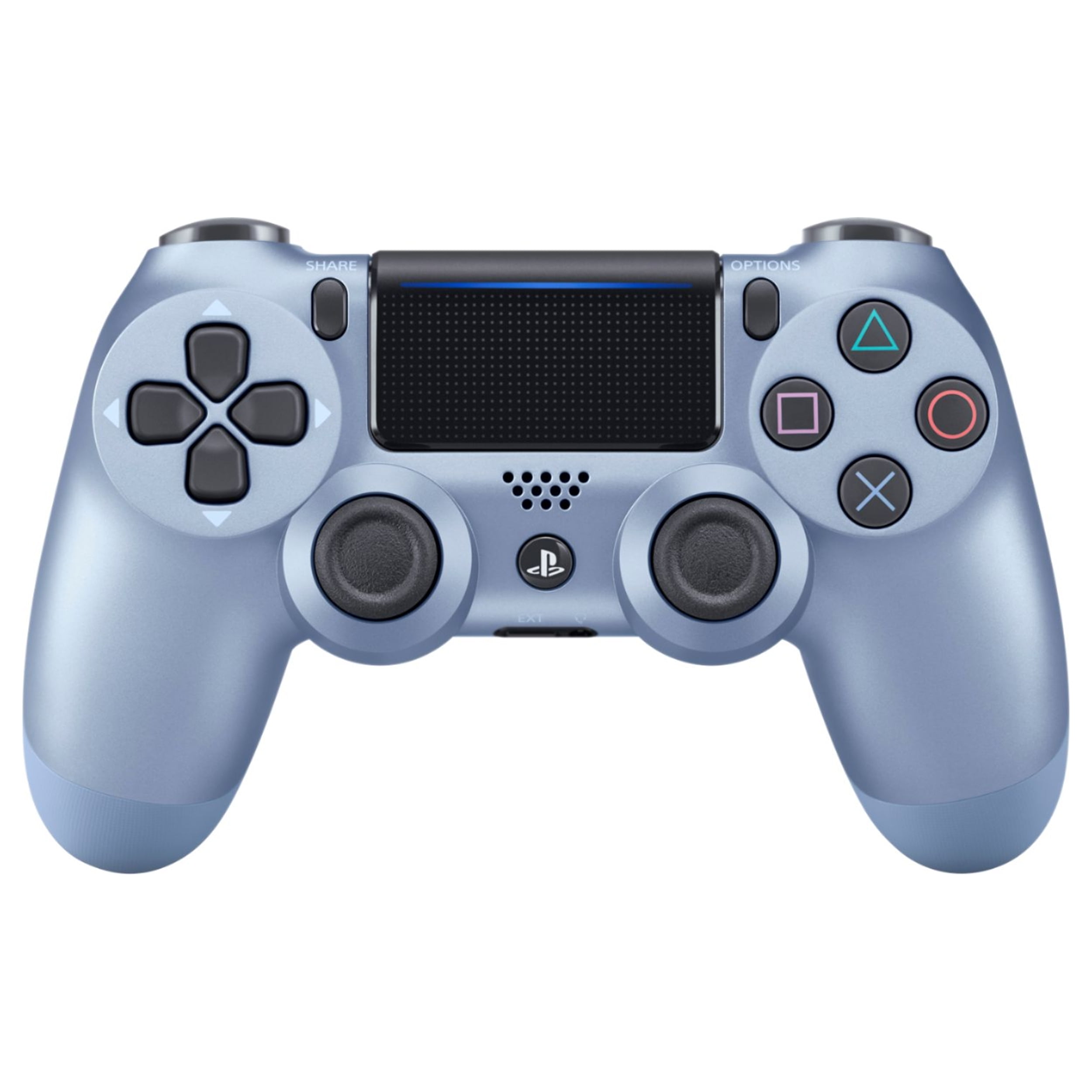Sony DualShock 4 v2 - Gamepad - - Bluetooth titanium blue - for PlayStation 4, Sony PlayStation 4 Pro Walmart.com