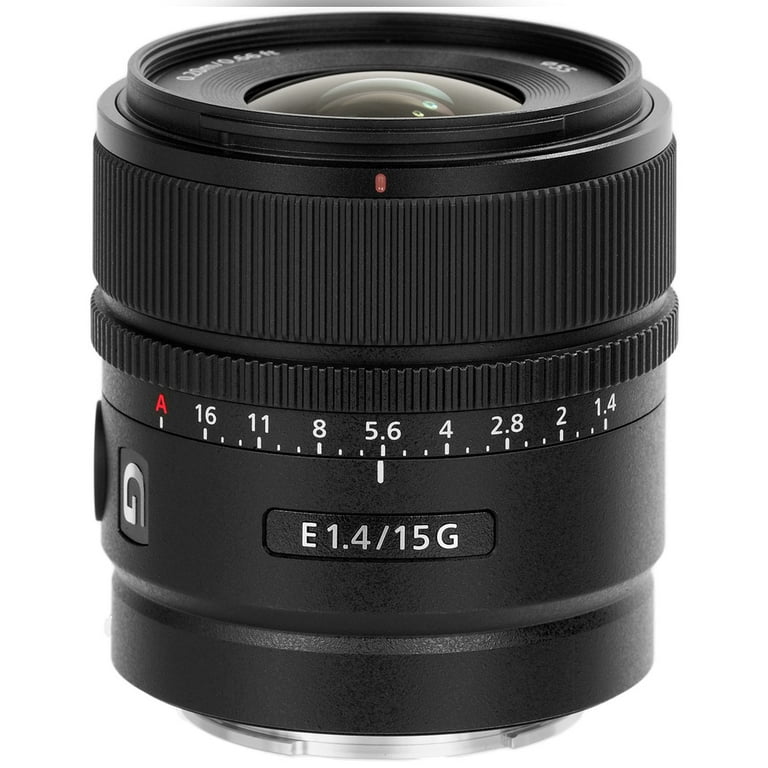 Sony E 15mm f/1.4 G Wide-Angle Lens SEL15F14G - Walmart.com
