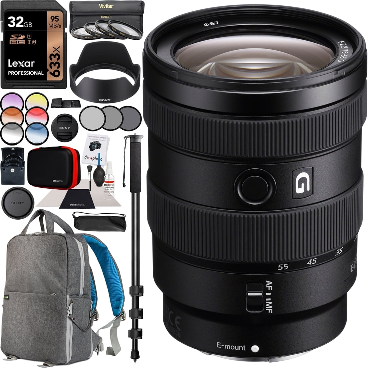 Sony E 16-55mm F2.8 G Lens SEL1655G Standard Zoom for APS-C