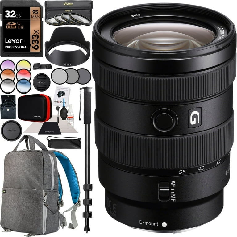 SONY　SEL1655g Free Shipping! Sony E 16-55mm F2.8 G Wide Angle Zoom Lens