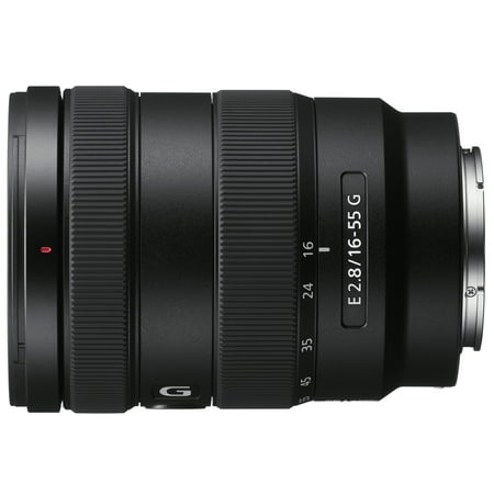Sony - E 16-55mm F2.8 G Standard Zoom Lens for E-mount Cameras - Black