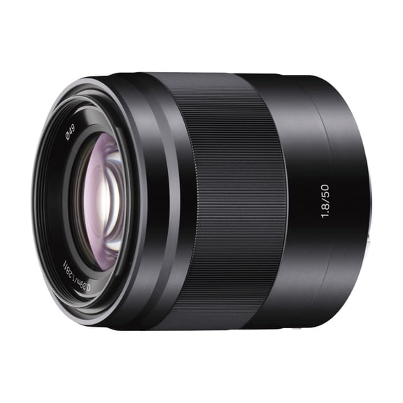 Sony - E 50mm F1.8 OSS Portrait Lens (SEL50F18/B)